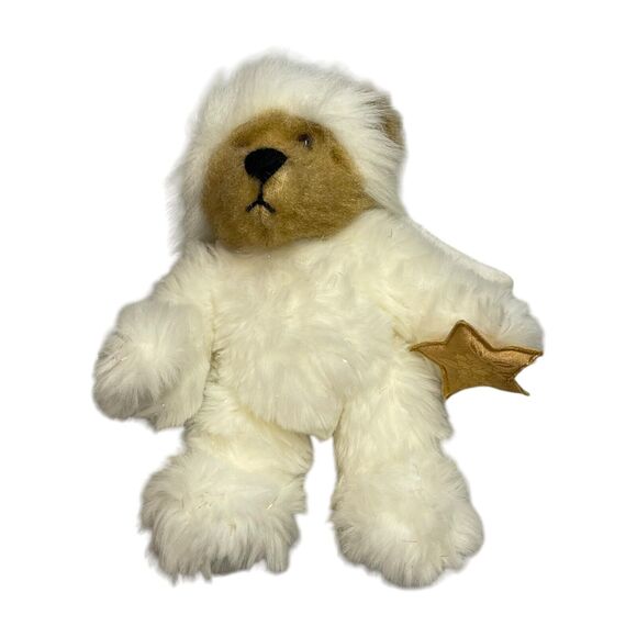 First & Main Snow Angels Kids White Brown Body Suit Stuffed Animal Plush Toy - Picture 8 of 8
